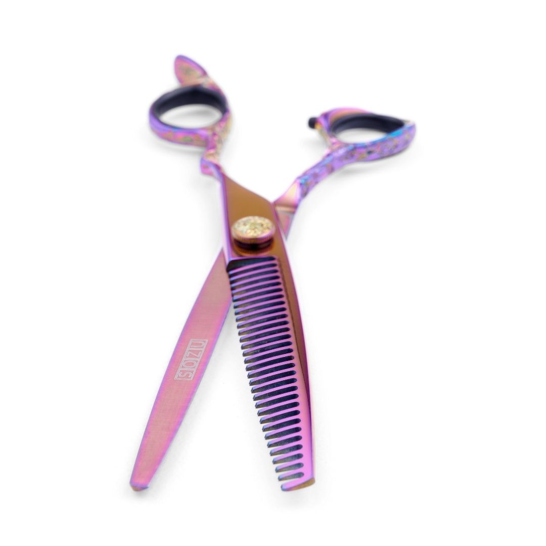 Sozu Ball Tip Dog Grooming Scissor Rainbow Duo (6552190287906)