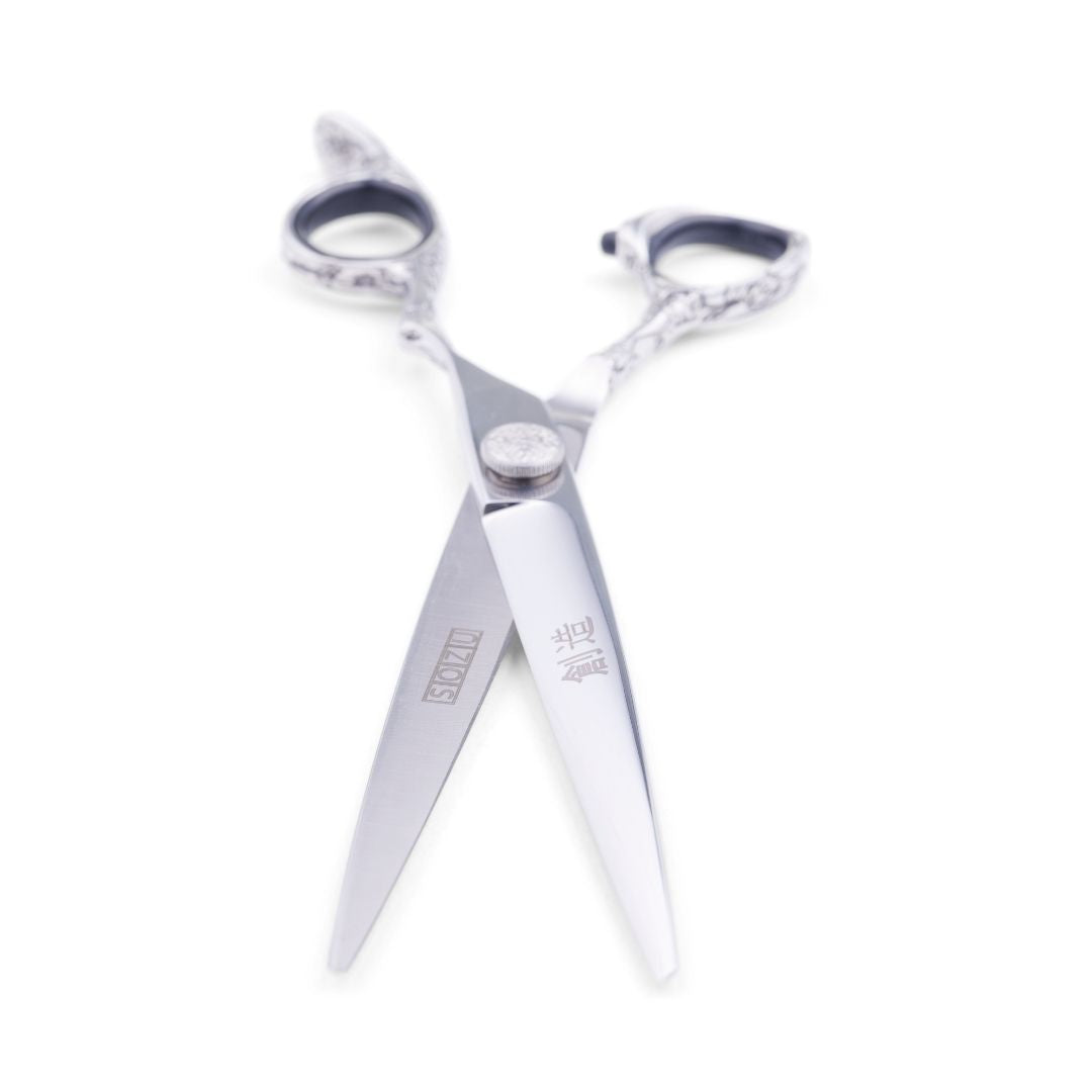 Sozu Flo Silver Dog Grooming Scissor and Thinner (6553190727714)