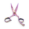 Sozu Curved Dog Grooming Scissor Rainbow Duo (6552214896674)