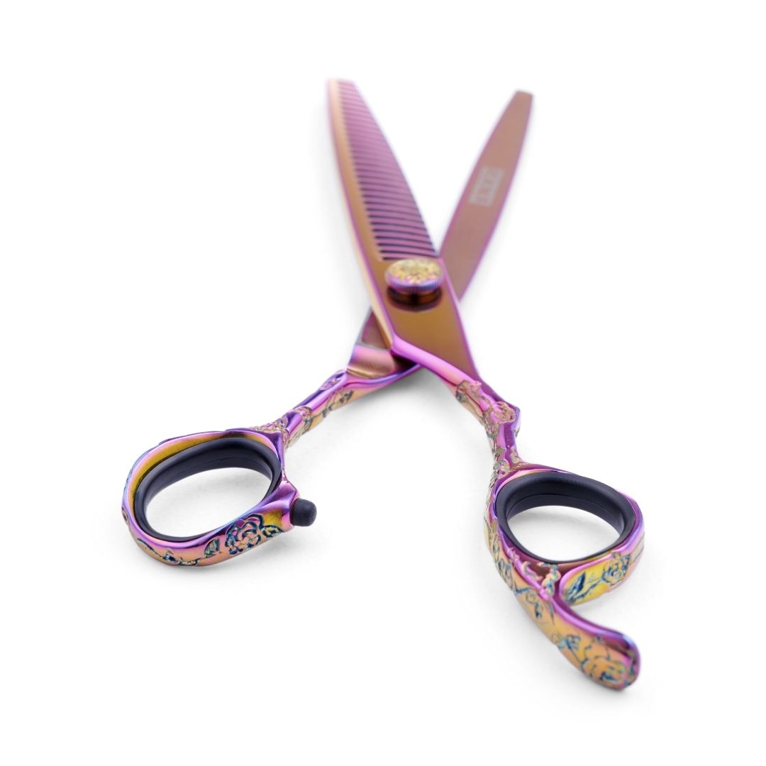 Sozu Ball Tip Dog Grooming Scissor Rainbow Duo (6552190287906)