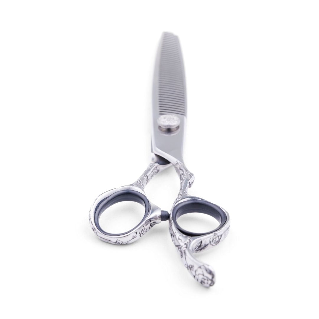 Sozu Flo Silver Dog Grooming Scissor and Thinner (6553190727714)