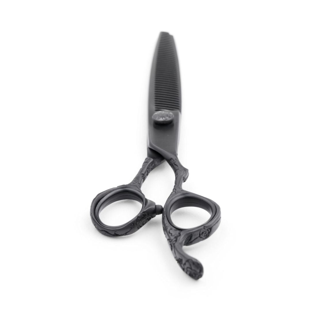 Sozu Flo Ball Tip Dog Grooming Scissor Black Triple Set (6553210912802)