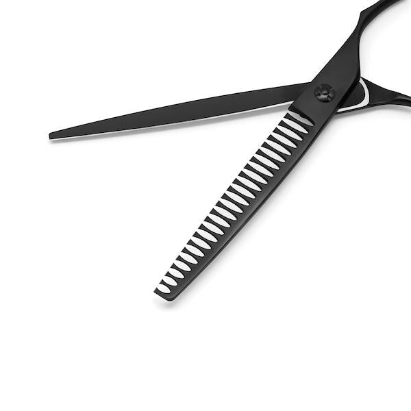 Matsui Matte Black 24 Tooth Texturising Scissor (3534879424617)