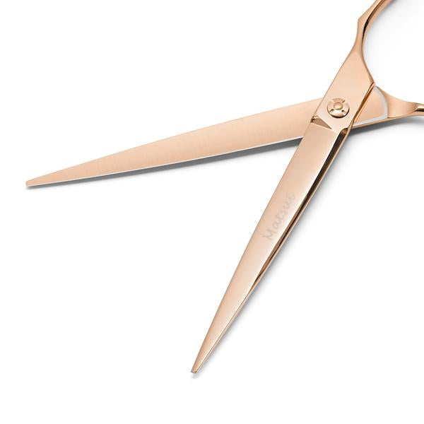 Matsui Aichei Mountain Rose Gold Offset Cutting Scissor (3534878998633)