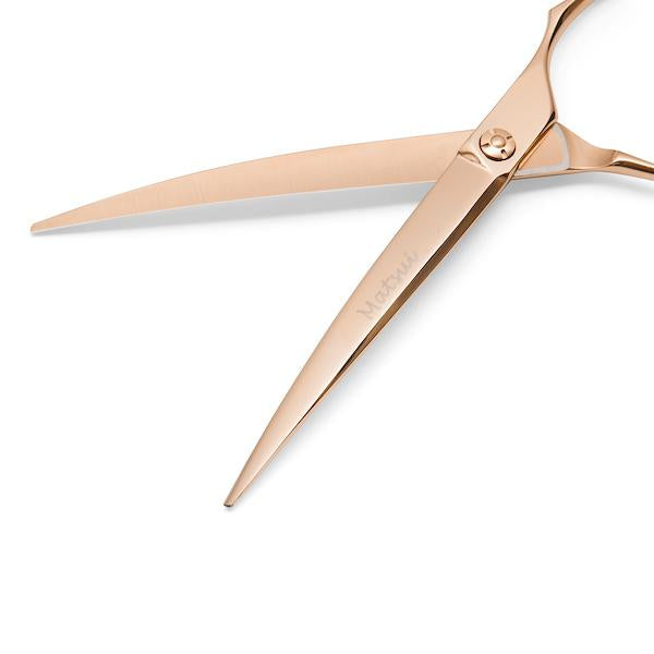 Matsui Rose Gold Curved Cutting Scissor (3534878965865)
