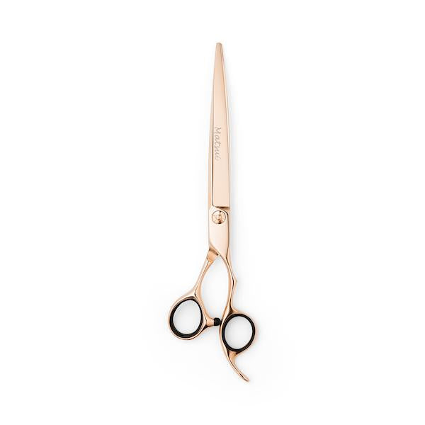 Matsui Rose Gold Curved Cutting Scissor (3534878965865)