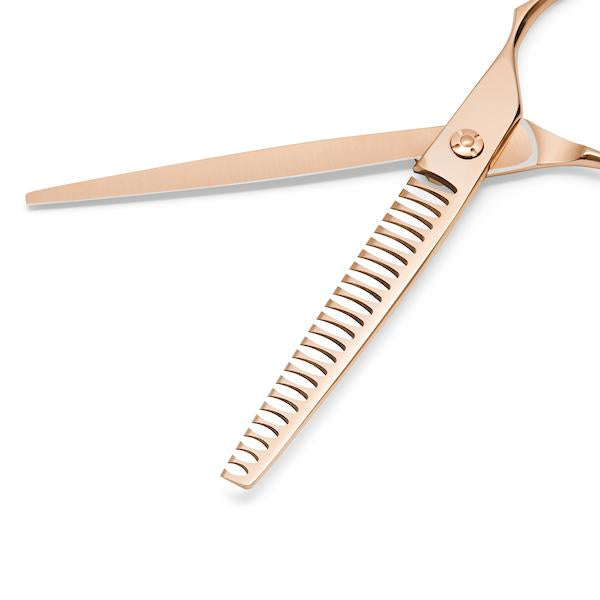 Matsui Rose Gold 24 Tooth Texturising Scissor (3534878802025)