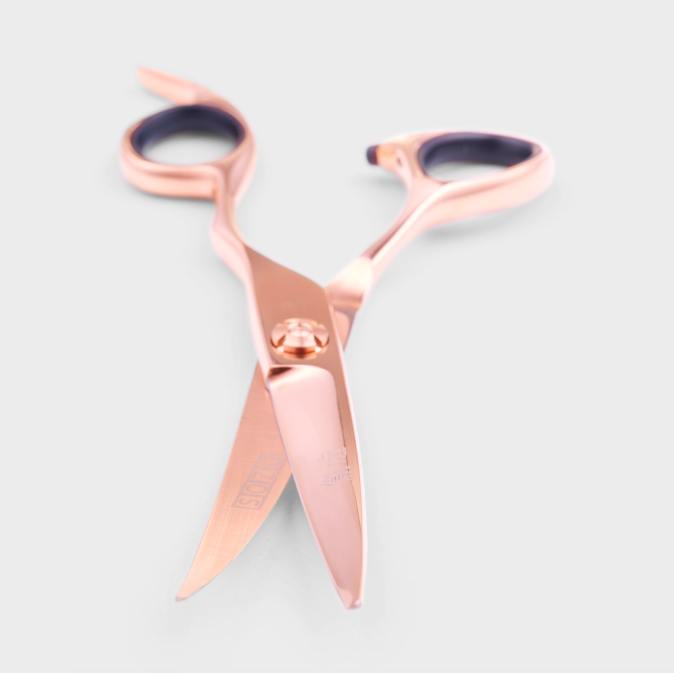 Curved 6&quot; Rose Gold Curved Dog Grooming Scissor (6557544284194)