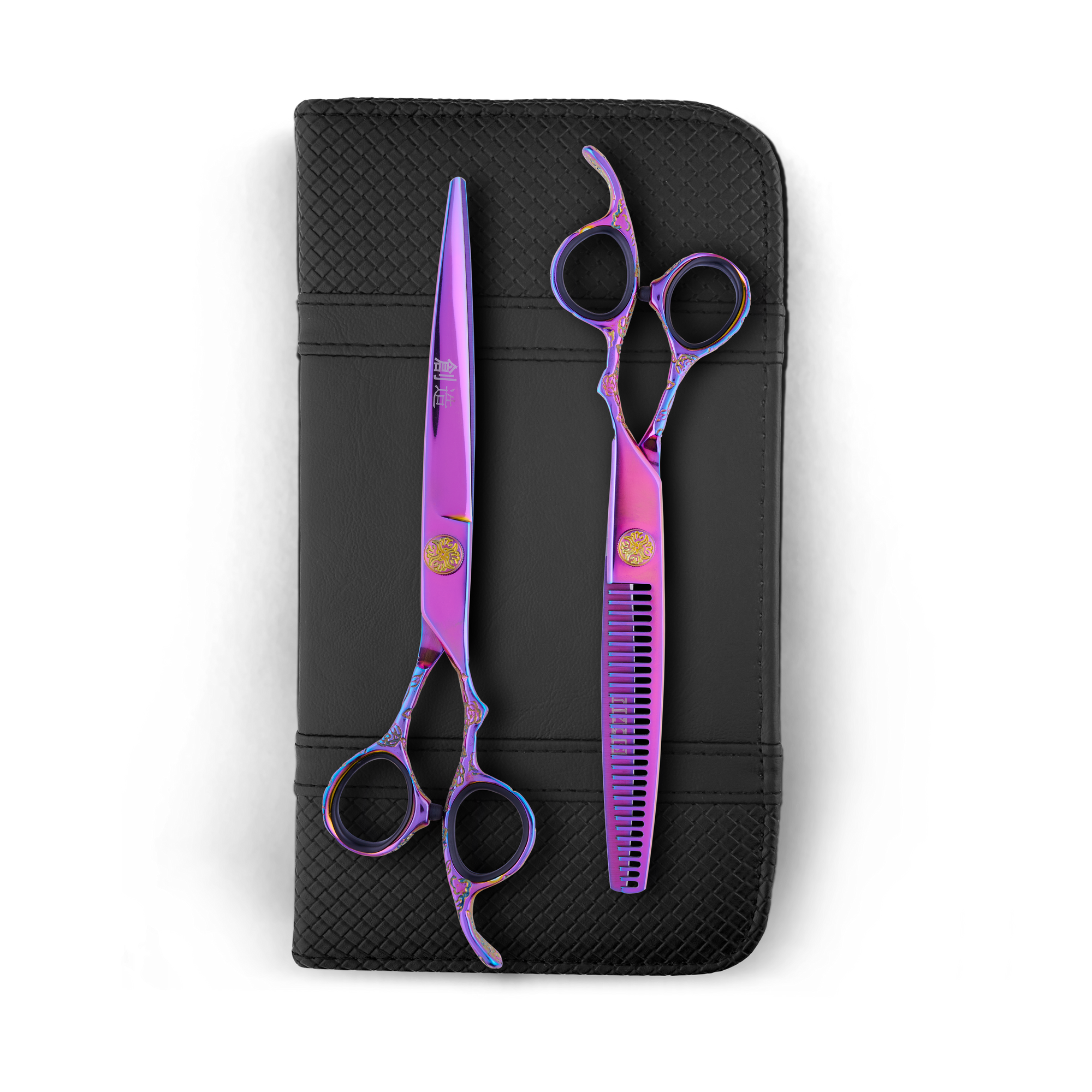 Sozu Curved Dog Grooming Scissor Rainbow Duo (6552214896674)