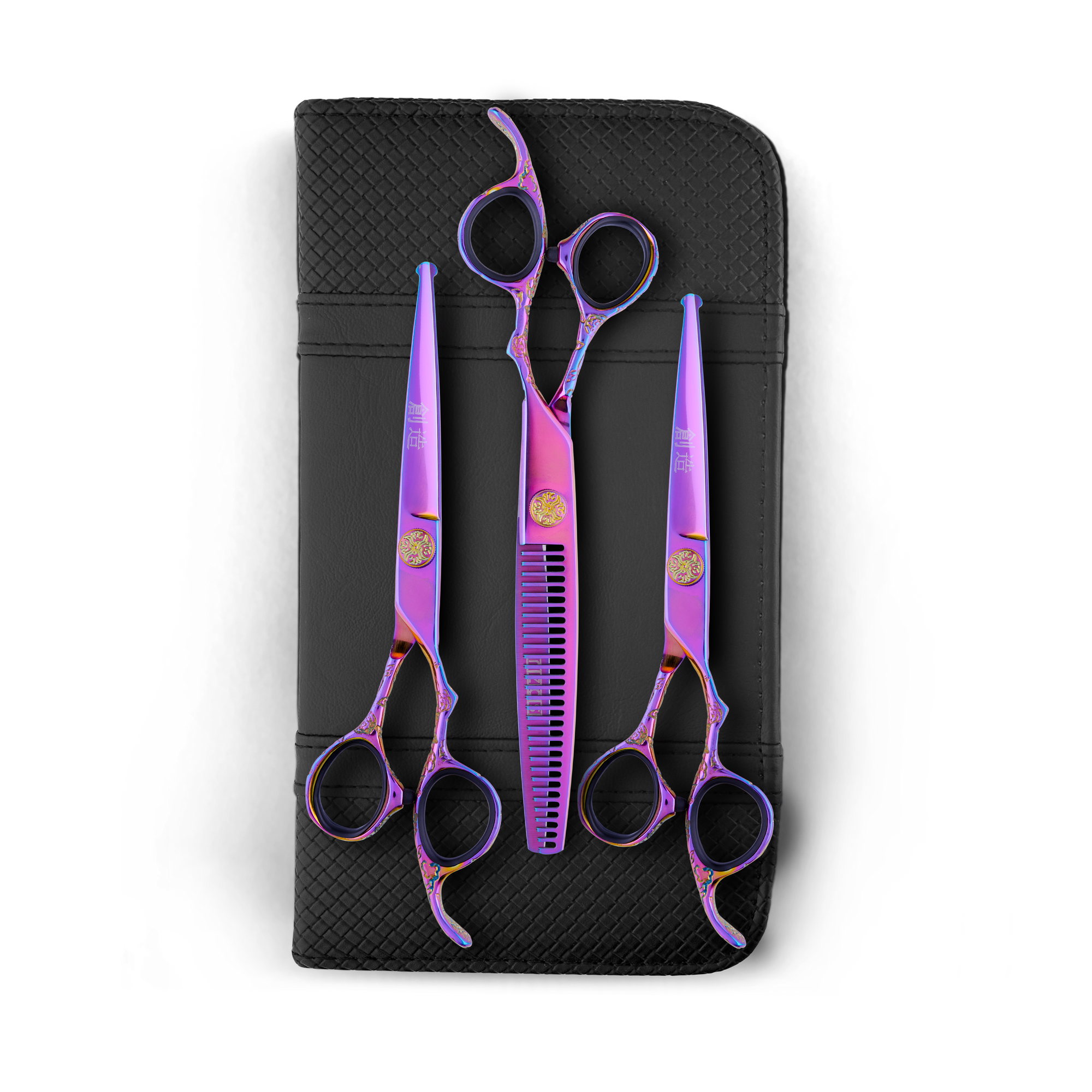 Sozu Ball Tip Dog Grooming Scissor Rainbow Triple Set (6552191828002)